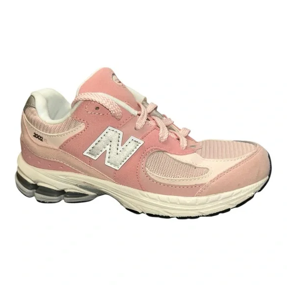 New Balance Pink and White Sneakers size 3 girls - Picture 8 of 10